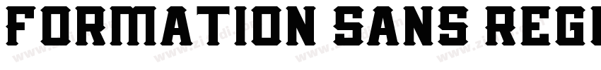 Formation Sans Regul字体转换